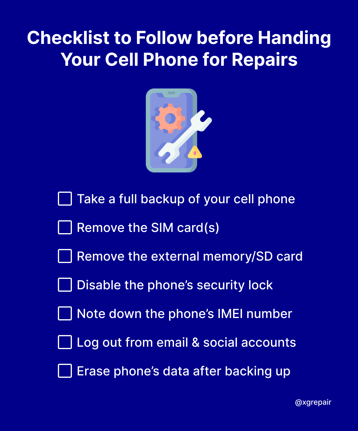 Phone Repair Prerequisite